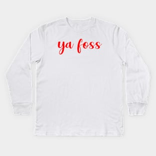 Ya foss Kids Long Sleeve T-Shirt